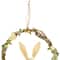 10" Bunny with Flowers Artificial Easter Twig Wreath